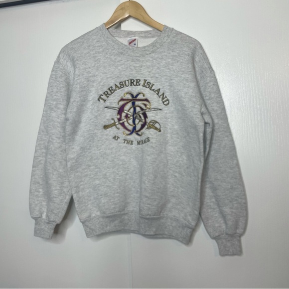 Vintage Sweaters - Vintage Las Vegas “Treasure Island” Crewneck